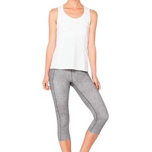 Lululemon Goal Crusher Tank (Stripe) White size 2